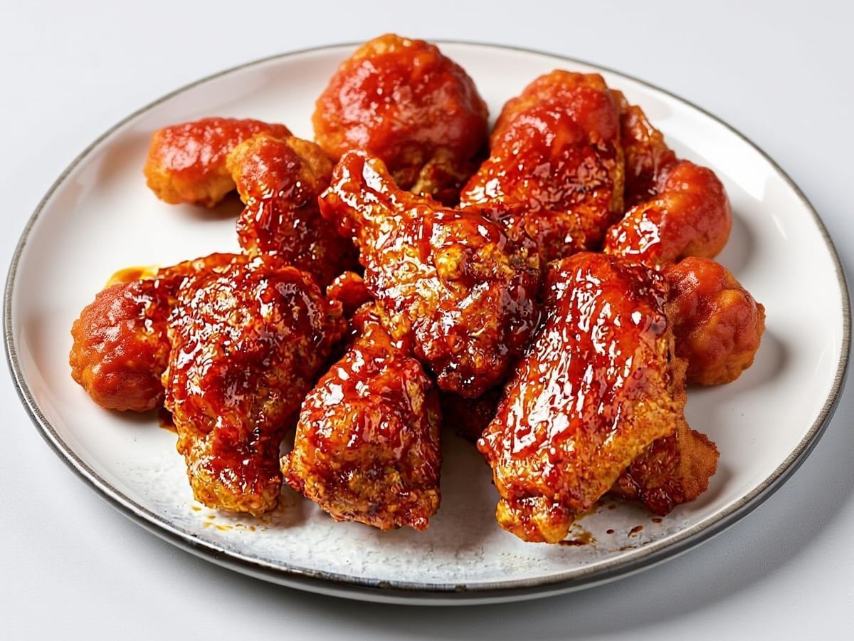 أجنحة دجاج بافلو (7 قطع) — أجنحة دجاج بافلو، لاذعة وقوية، تقدم تجربة نكهة جريئة ومشهية | Cock "N" Bull, Sharjah