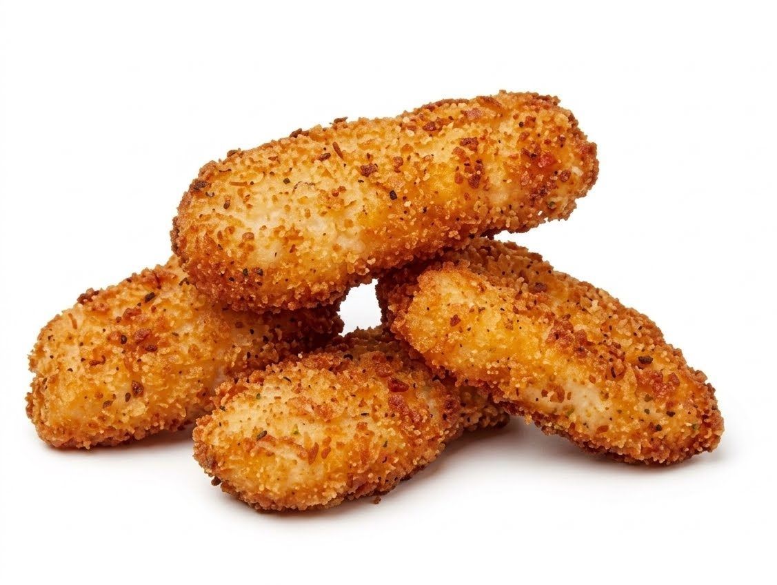ناجتس دجاج (6 قطع) at Cock "N" Bull. قطع دجاج صغيرة ذهبية مقرمشة مصنوعة من دجاج طري وعصير، تقدم مع بطاطس سي إن بي. مفضلة كلاسيكية لجميع الأعمار Pakistani restaurant in Al Majarra, Sharjah, UAE